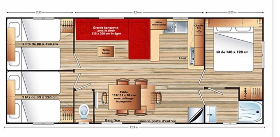 Mobilhome 4 Ca61 Vias Eksteriør bilde